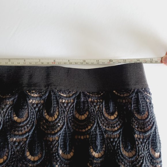 ANN TAYLOR Lace Scalloped Pencil Skirt - Picture 6 of 8